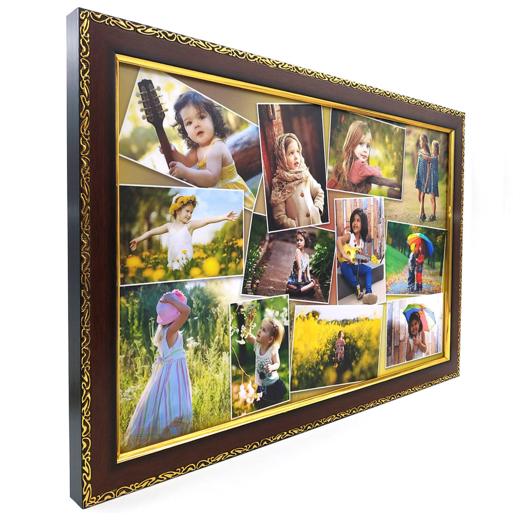 Personalized Collage Photo Frame with Your Photos (12" x 18" Inch