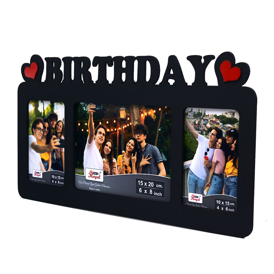 Laser Cut Wooden Birthday Wall Hanging frames - Ajanta Royal